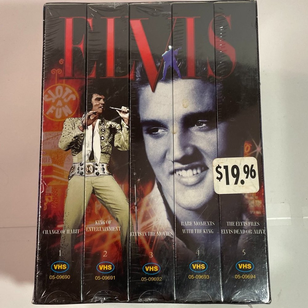 ELVIS PRESLEY VHS 5-Tape Collector 5 Series - New Factory Sealed